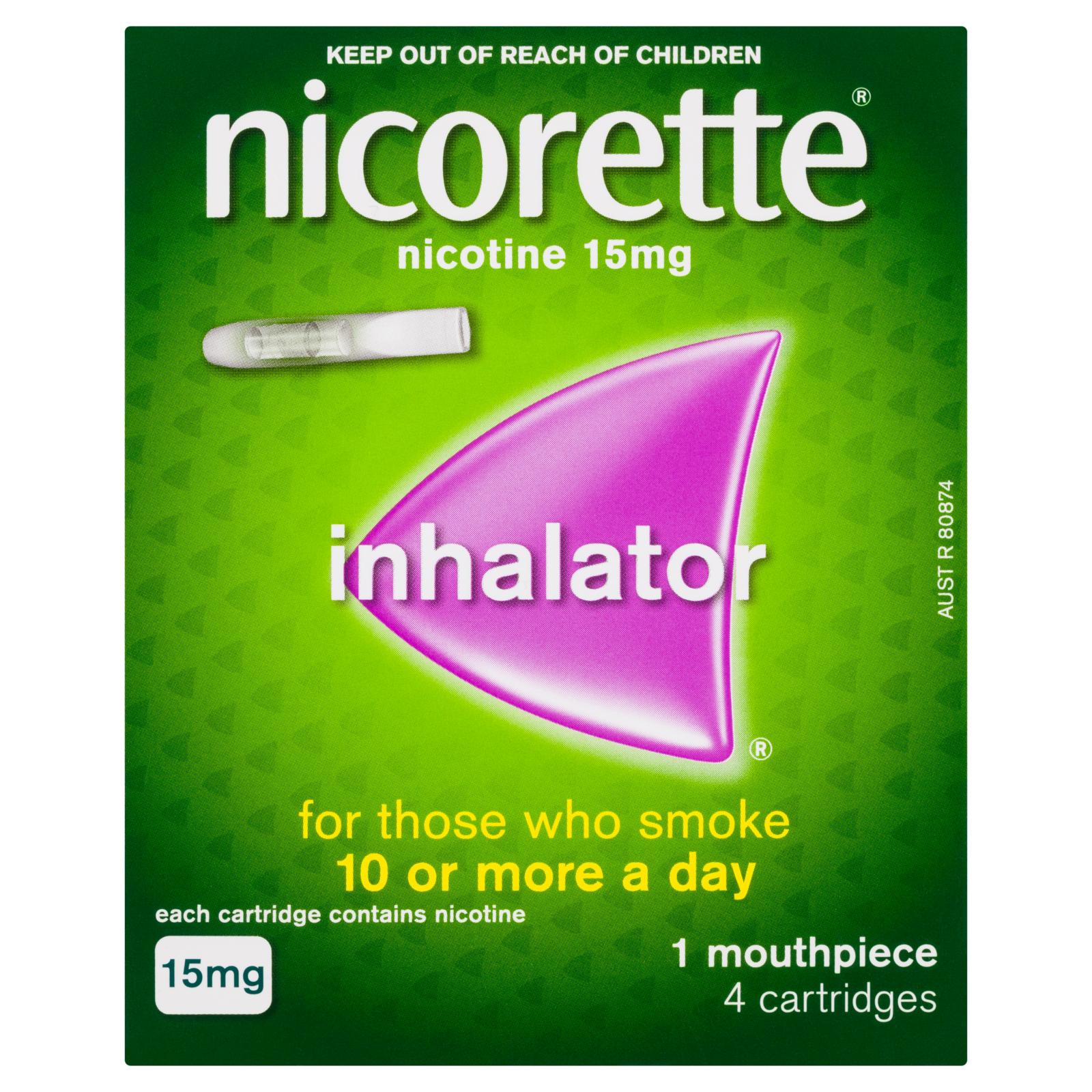 Buy Nicorette 15mg Inhaler 4 Wizard Pharmacy