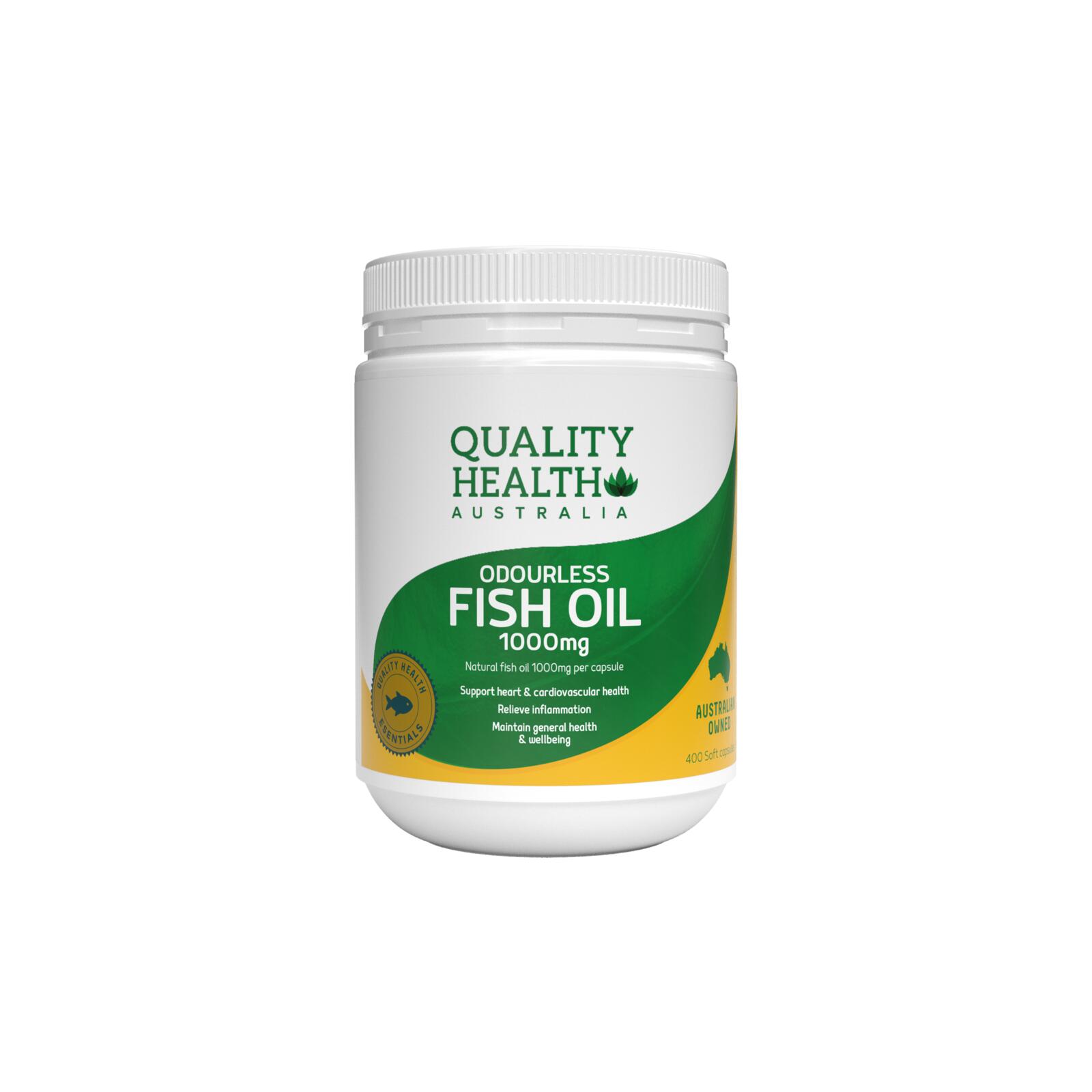 Buy Quality Health Odourless Fish Oil 1000mg Capsules 400 | Wizard Pharmacy