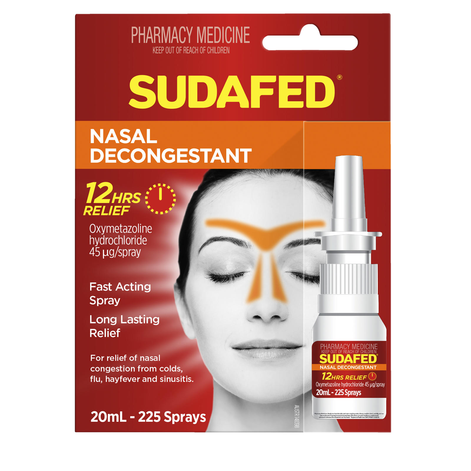 Buy Sudafed Nasal Spray 20ml Wizard Pharmacy