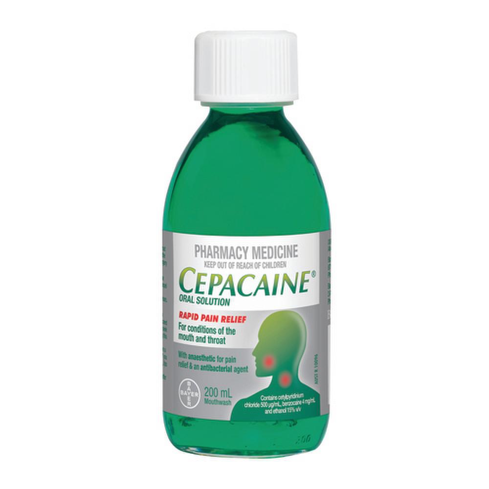 Buy Cepacaine Oral Solution 200ml | Wizard Pharmacy