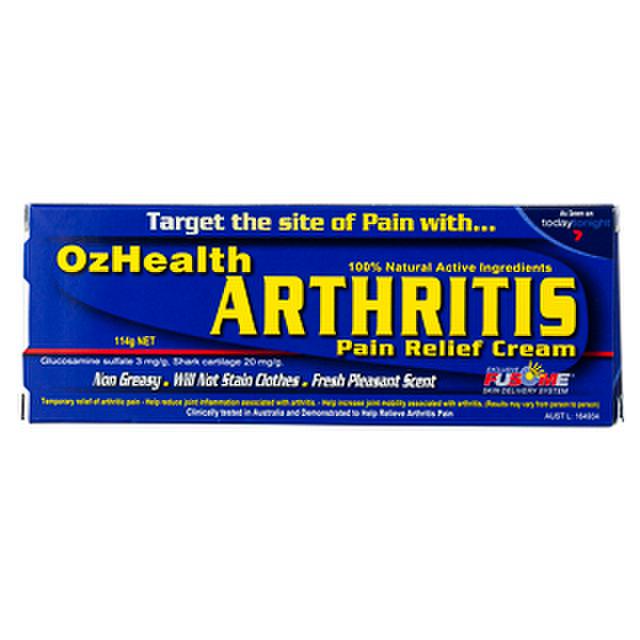 Buy OzHealth Arthritis Pain Relief Cream 114g Wizard Pharmacy