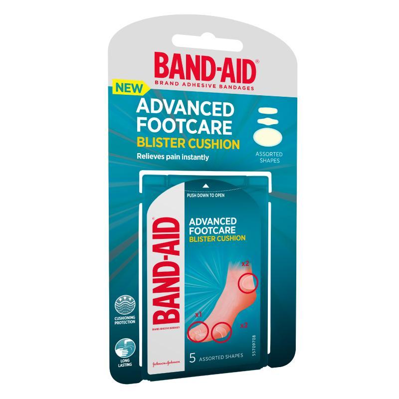 Buy J&J Band Aid Advanced Footcare Assorted 5 | Wizard Pharmacy