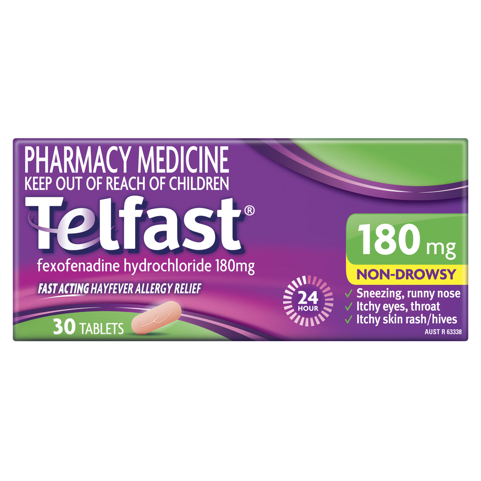 Buy Telfast Hayfever 180mg Tablets 30 Wizard Pharmacy