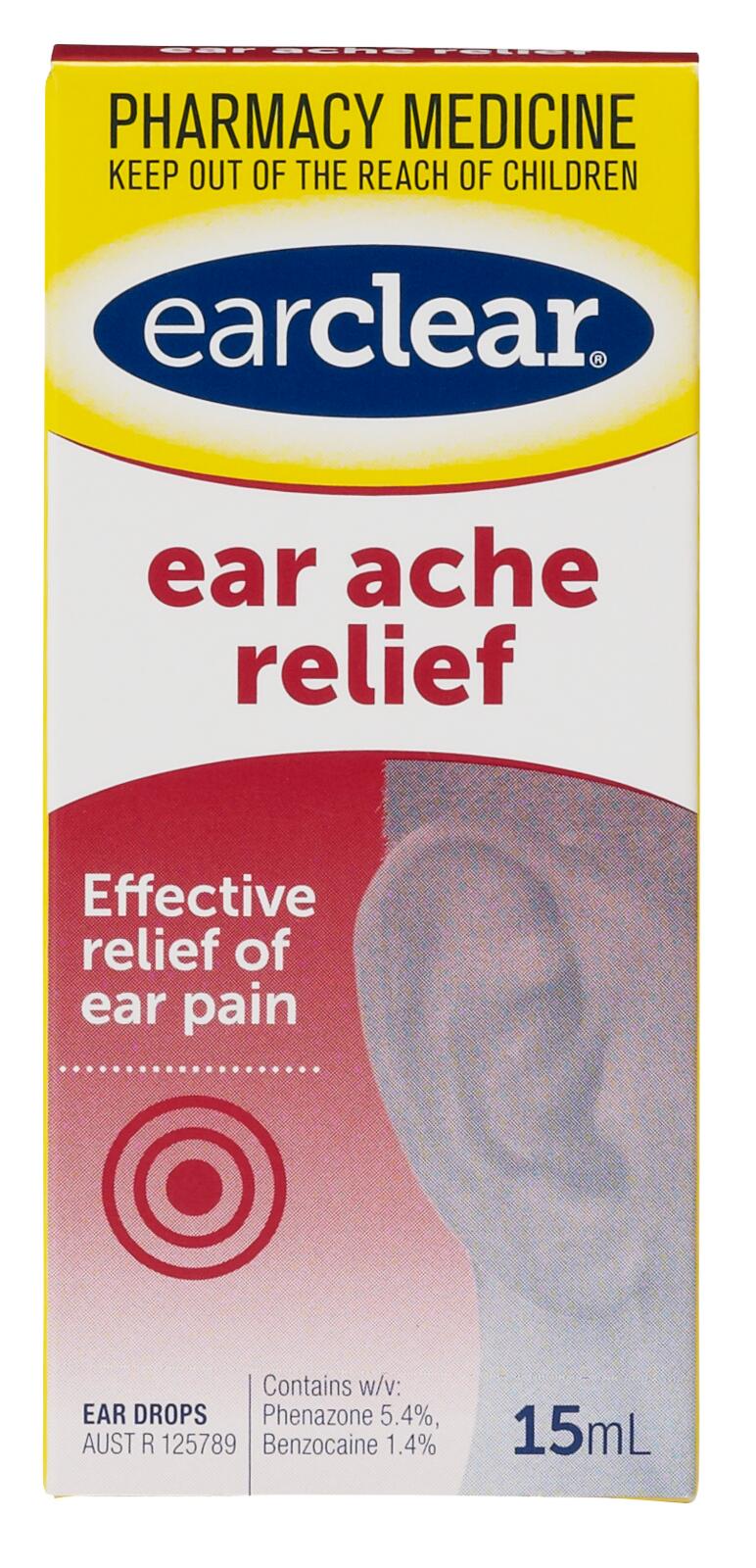 Buy Ear Clear Drops Ear Ache Relief 15ml | Wizard Pharmacy