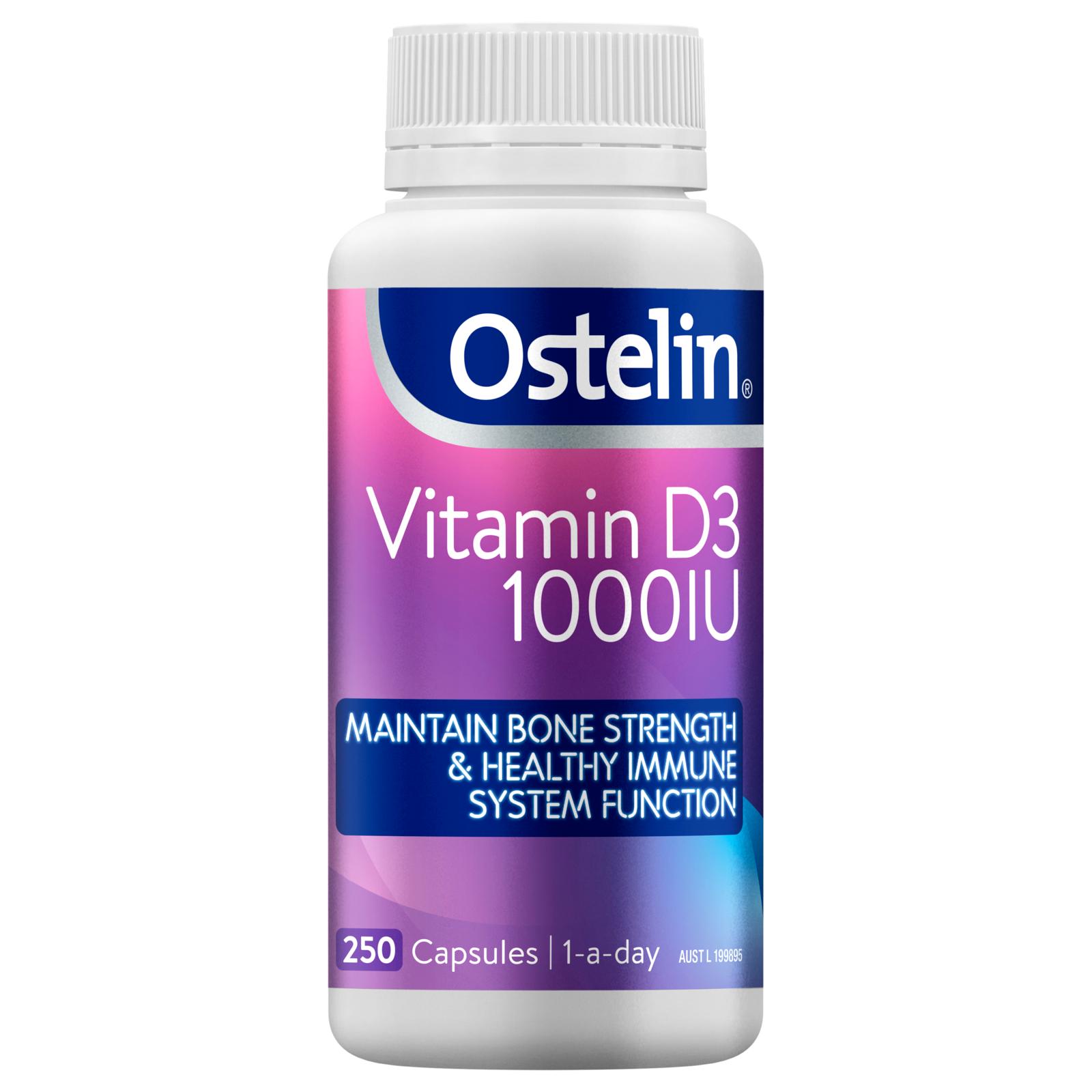 Buy Ostelin Vitamin D Gel Capsules 250 Wizard Pharmacy