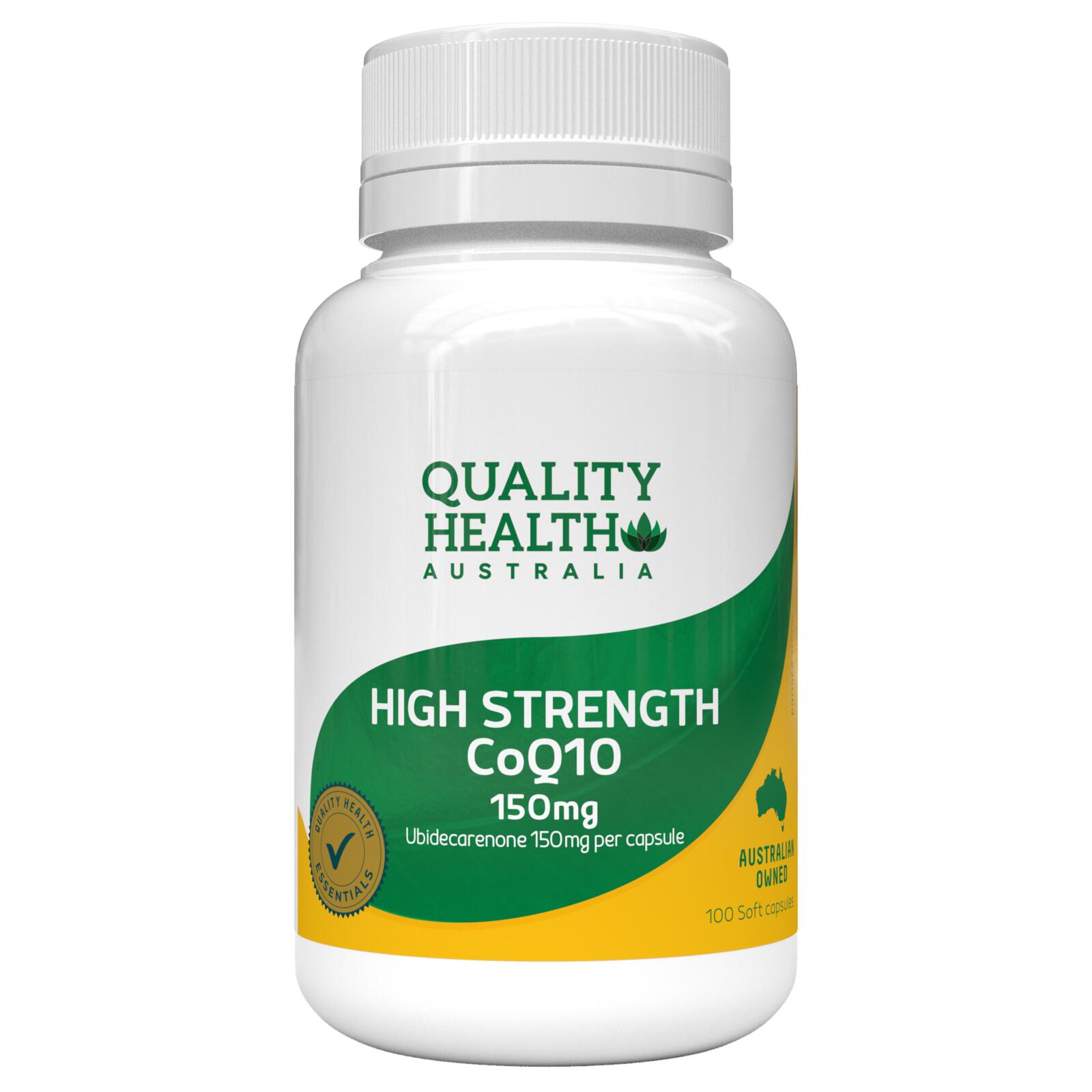 Buy Quality Health High Strength CoQ10 150mg Capsules 100 Wizard Pharmacy