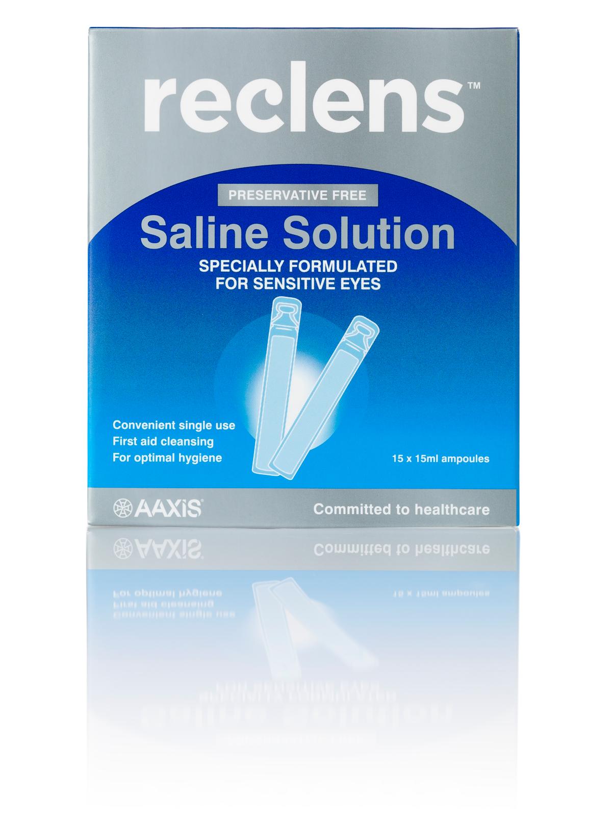 Buy Reclens Normal Saline 15ml Ampoules 15 Wizard Pharmacy