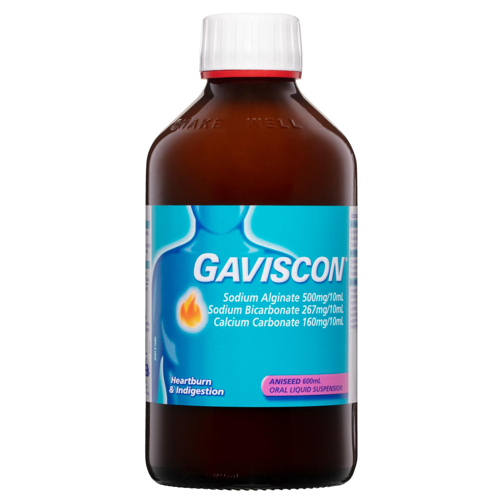 Buy Gaviscon Aniseed Liquid 600ml Wizard Pharmacy