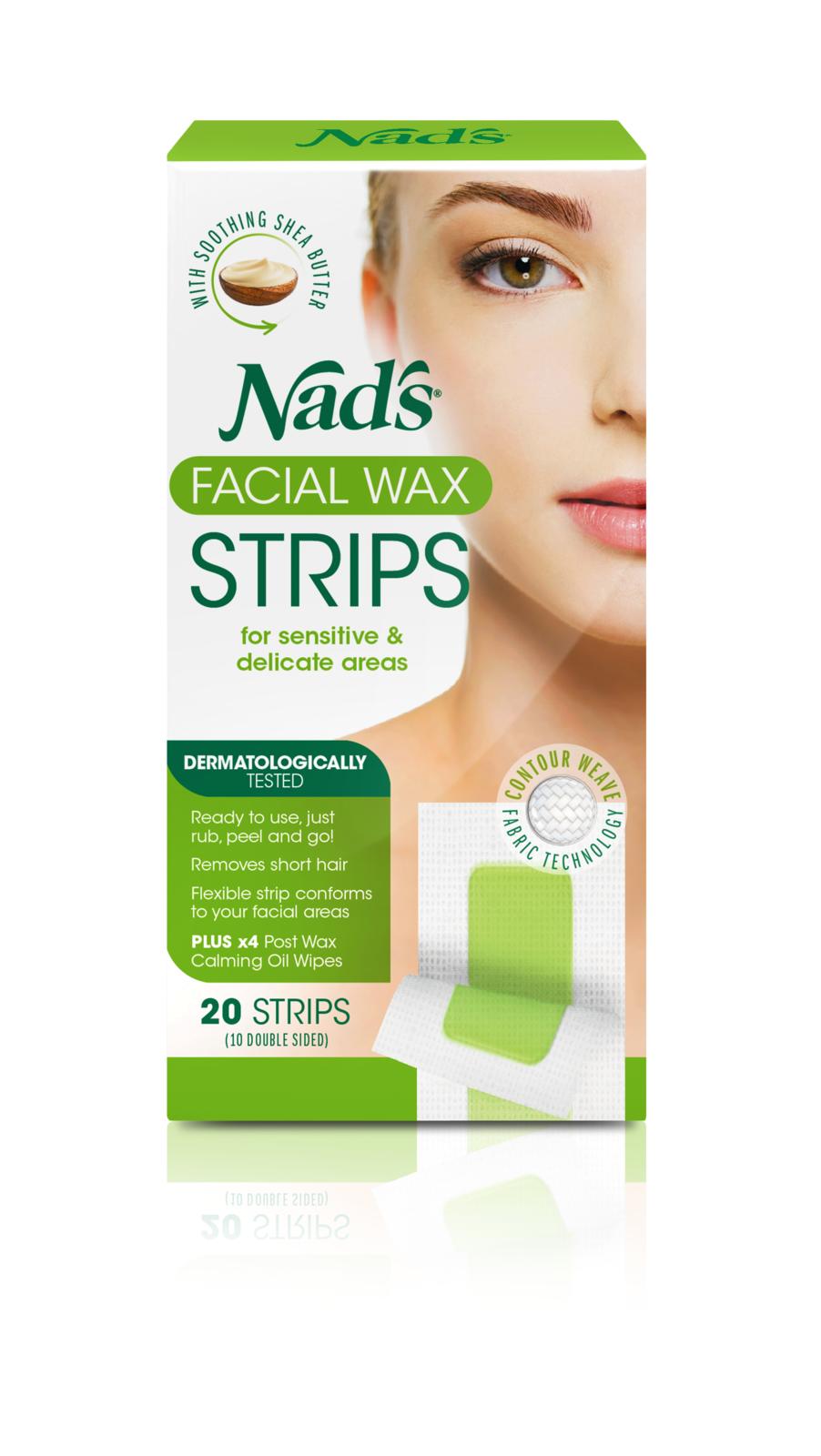 Buy Nads Facial Wax Strips 20 Wizard Pharmacy