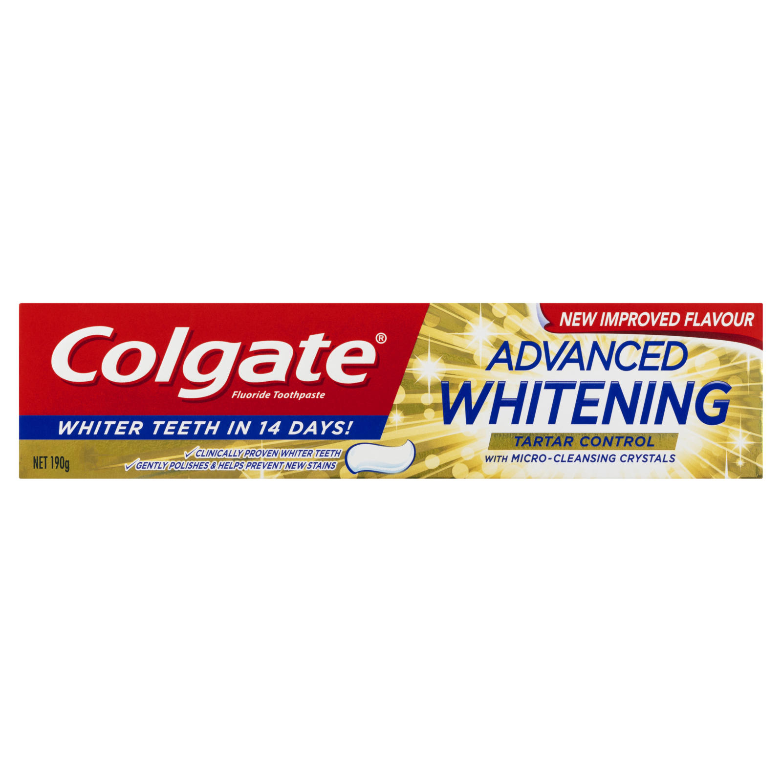 Buy Colgate Toothpaste White & Tartar 190g | Wizard Pharmacy