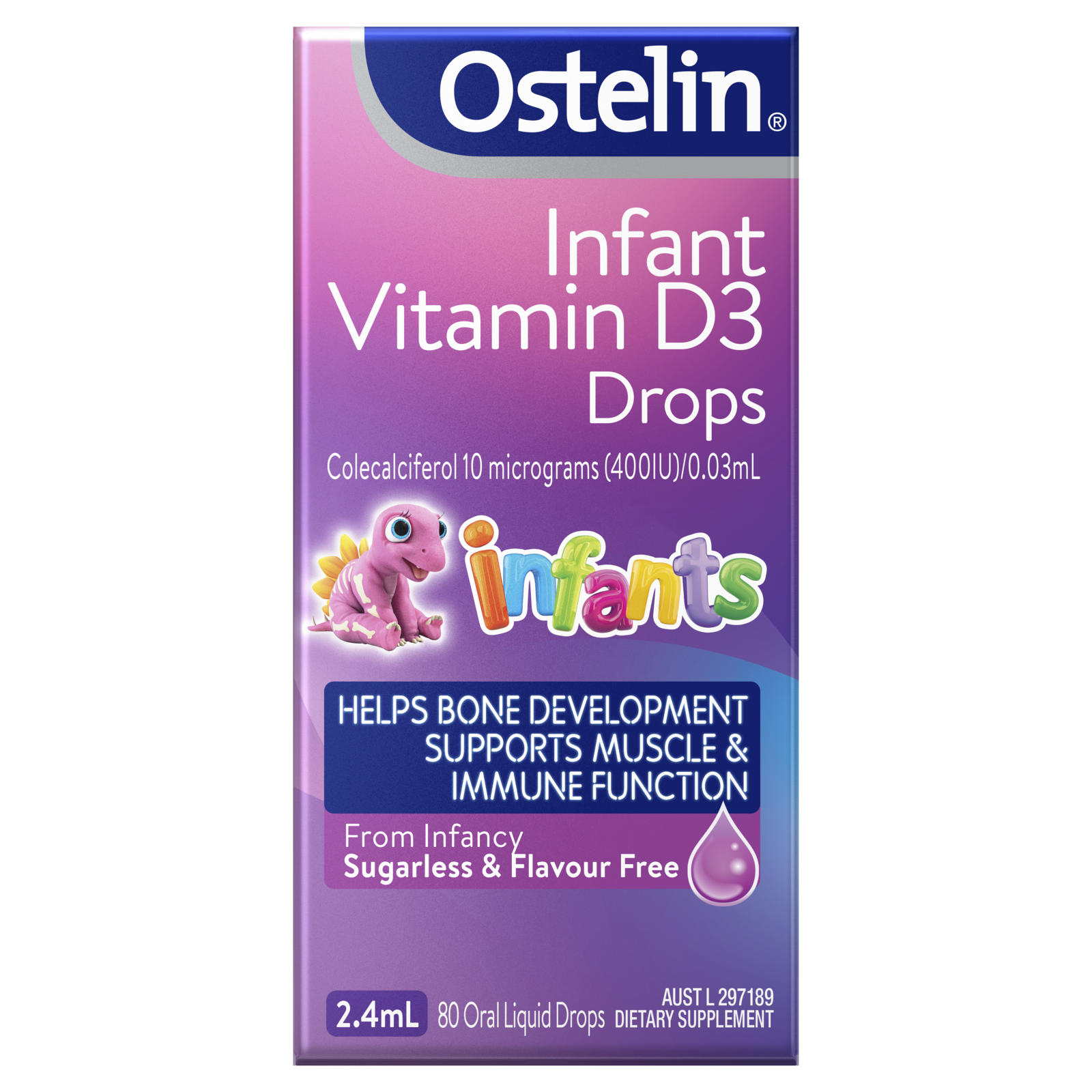 Buy Ostelin Infant Vitamin D3 Drops 2.4ml Wizard Pharmacy