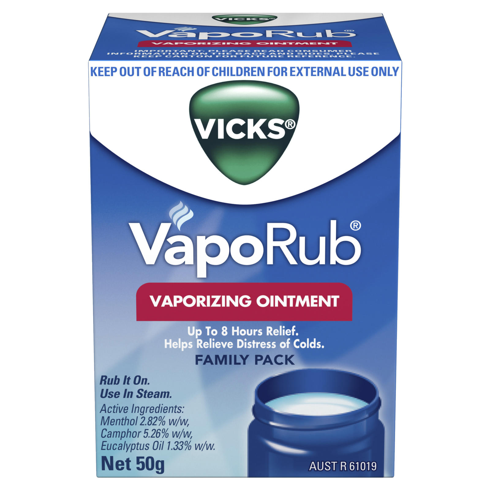 Buy Vicks Vaporub 50g Wizard Pharmacy