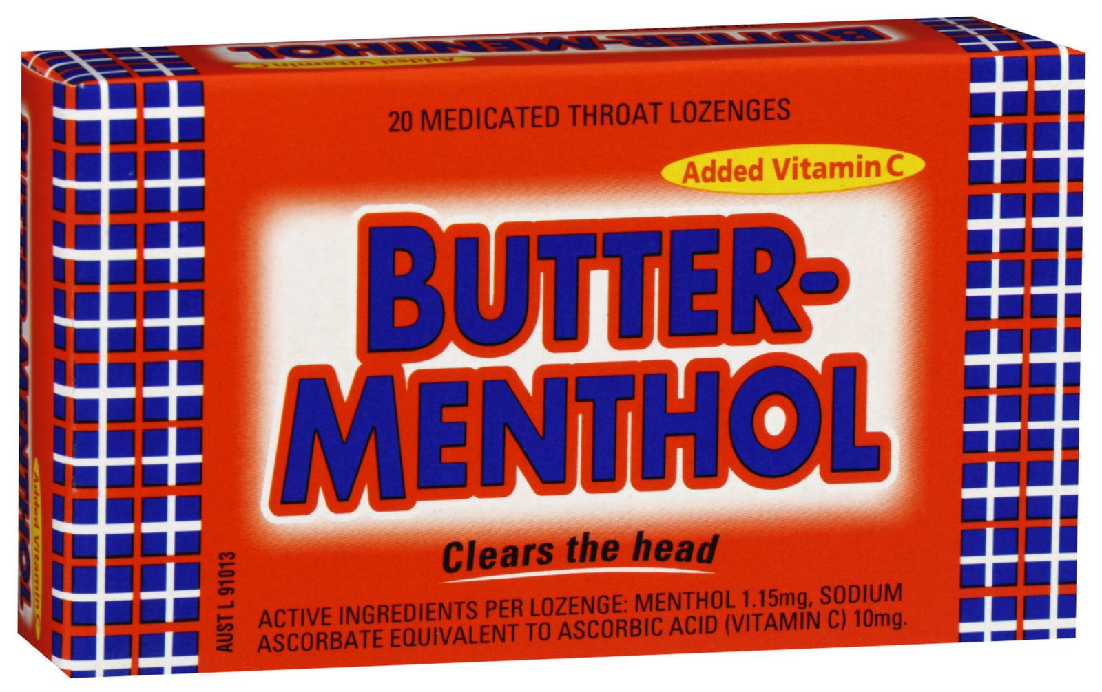 Buy Allens Butter Menthol Pack 20 Wizard Pharmacy