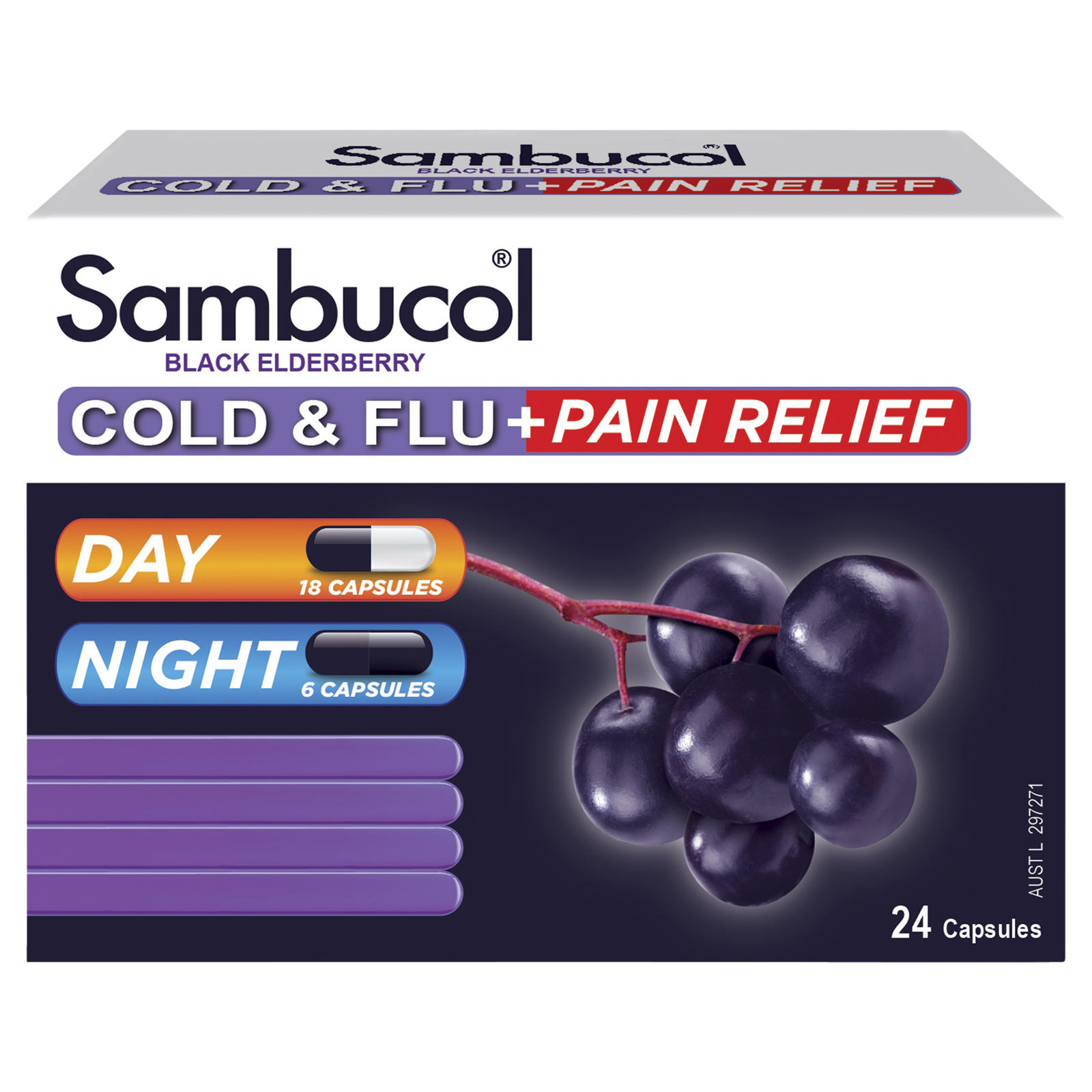 Buy Sambucol Cold and Flu and Pain Relief 120ml Wizard Pharmacy