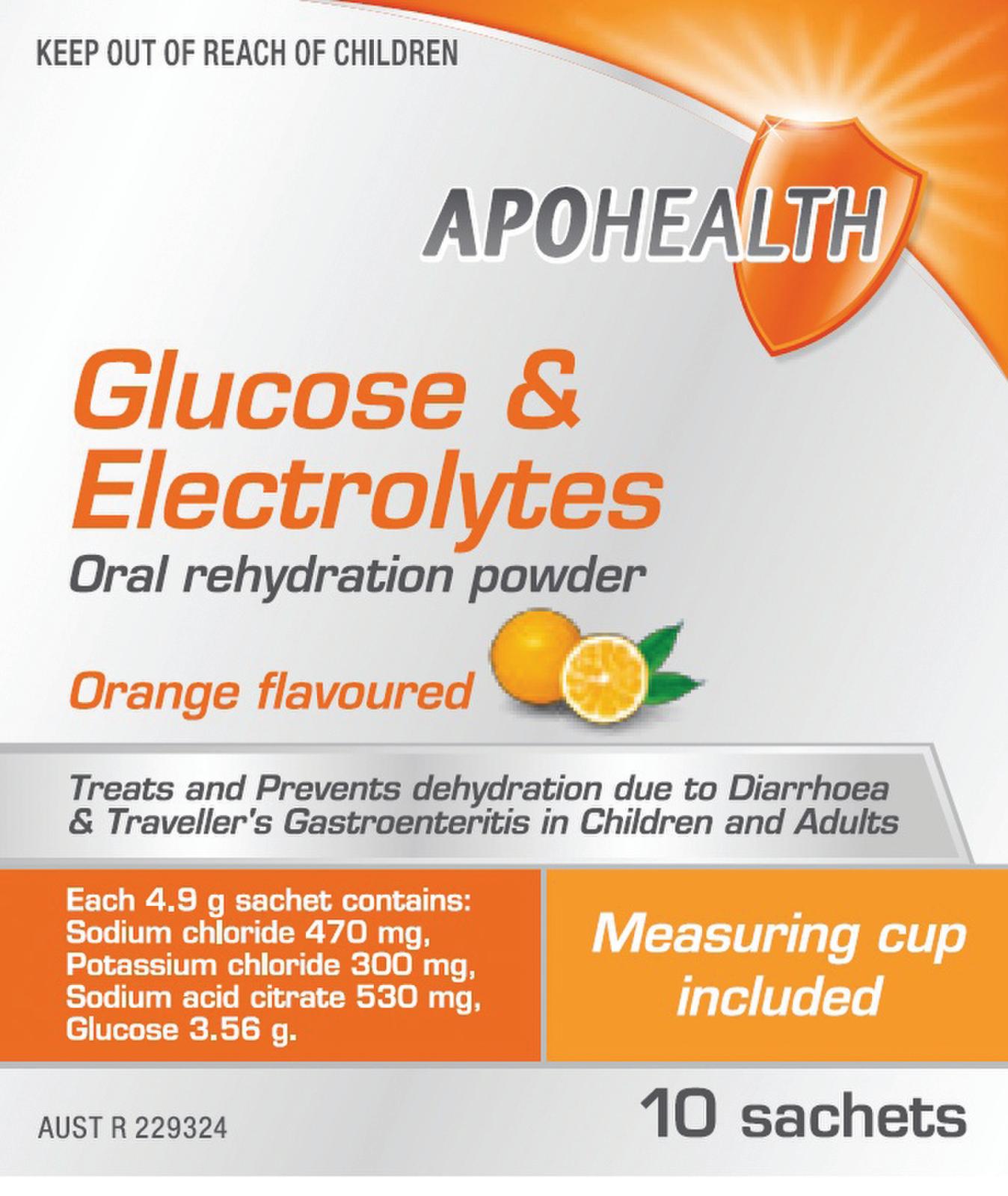 Buy APOHEALTH Glucose & Electrolytes Sachet 10 Wizard Pharmacy