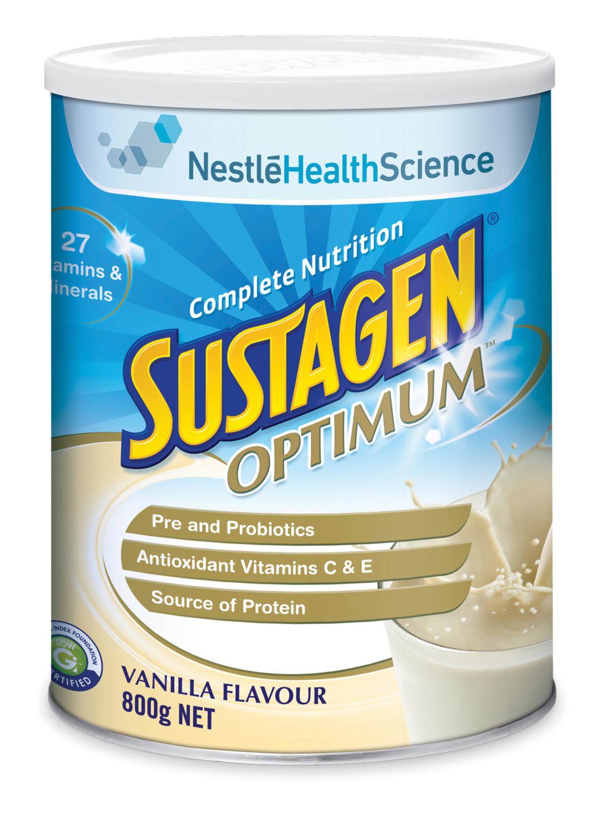 Buy Sustagen Optimum 800g Wizard Pharmacy
