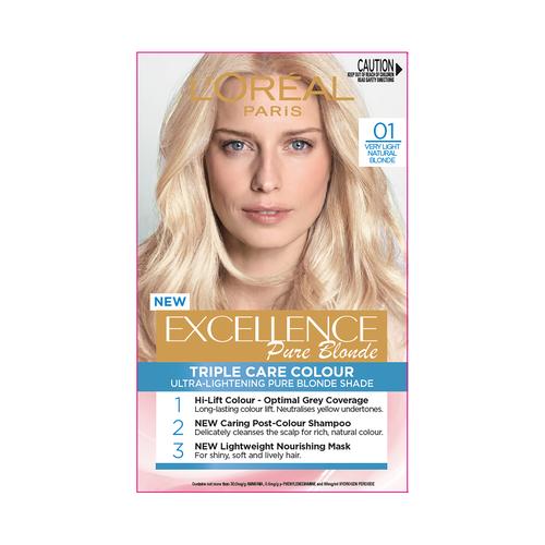 Buy L'Oreal Excellence Hair Colour 01 Very Light Natural Blonde