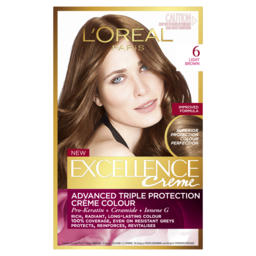 Buy L'Oreal Excellence Hair Colour 6 Light Brown | Wizard Pharmacy